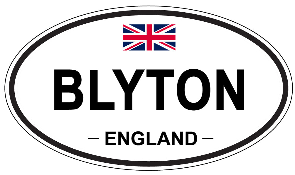 BLYTON, England - Oval Magnet
