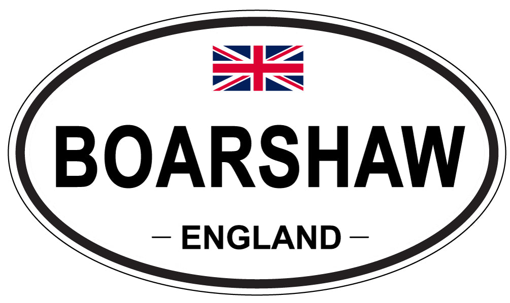 BOARSHAW, England - Oval Magnet