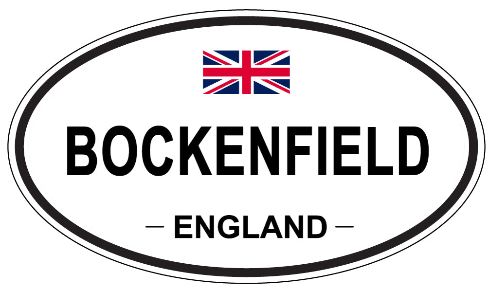 BOCKENFIELD, ENGLAND - Oval Sticker