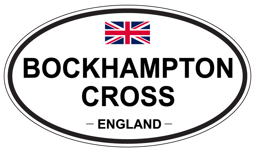 BOCKHAMPTON CROSS, ENGLAND - Oval Sticker
