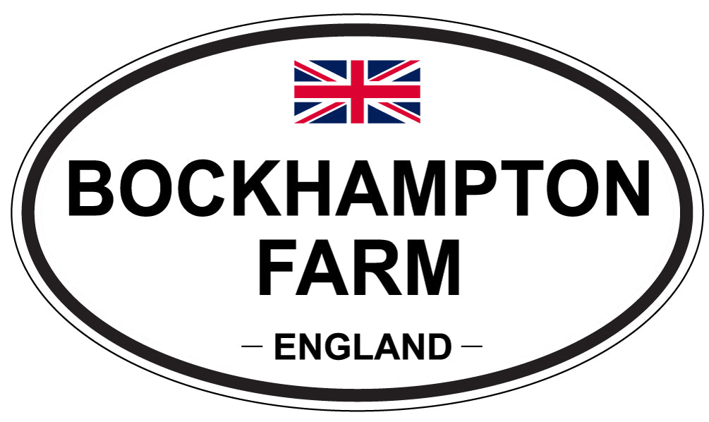 BOCKHAMPTON FARM, ENGLAND - Oval Sticker