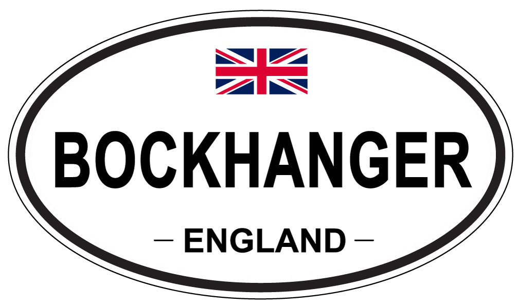 BOCKHANGER, England - Oval Magnet