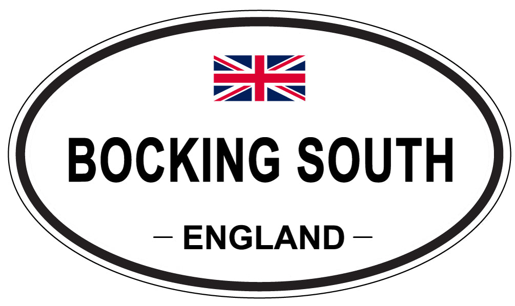 BOCKING SOUTH, ENGLAND - Oval Sticker