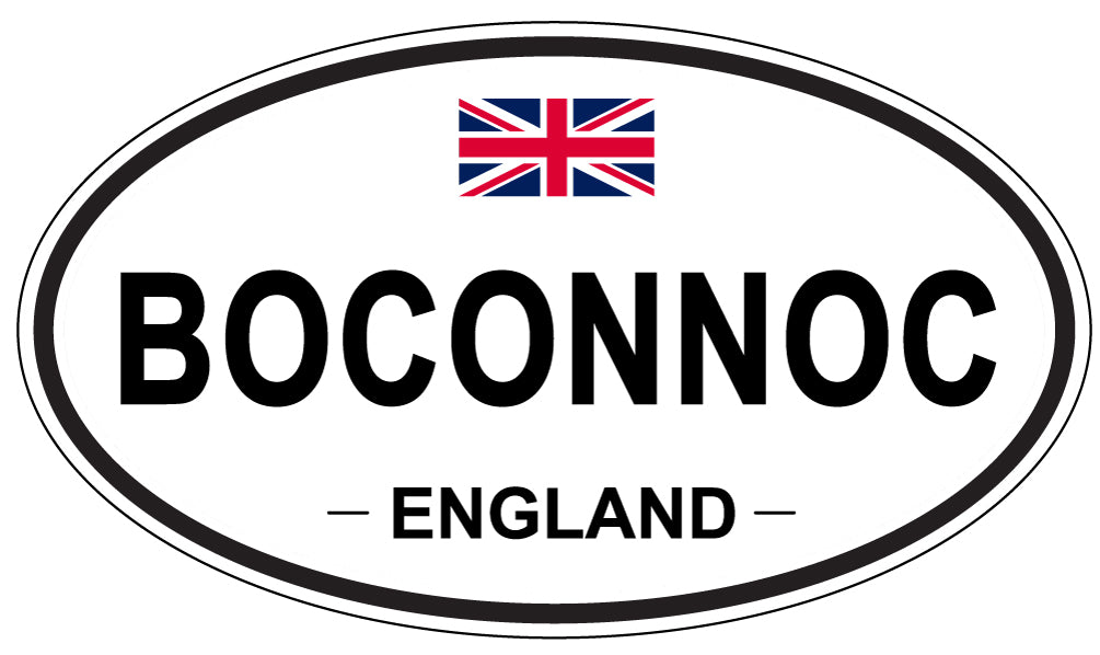 BOCONNOC, England - Oval Magnet