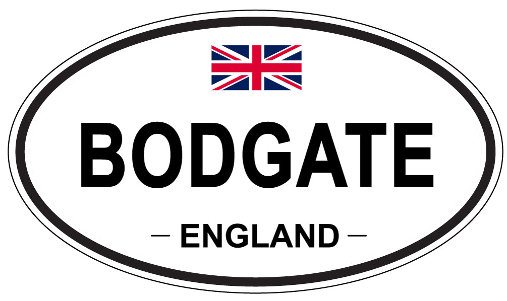 BODGATE, ENGLAND - Oval Sticker