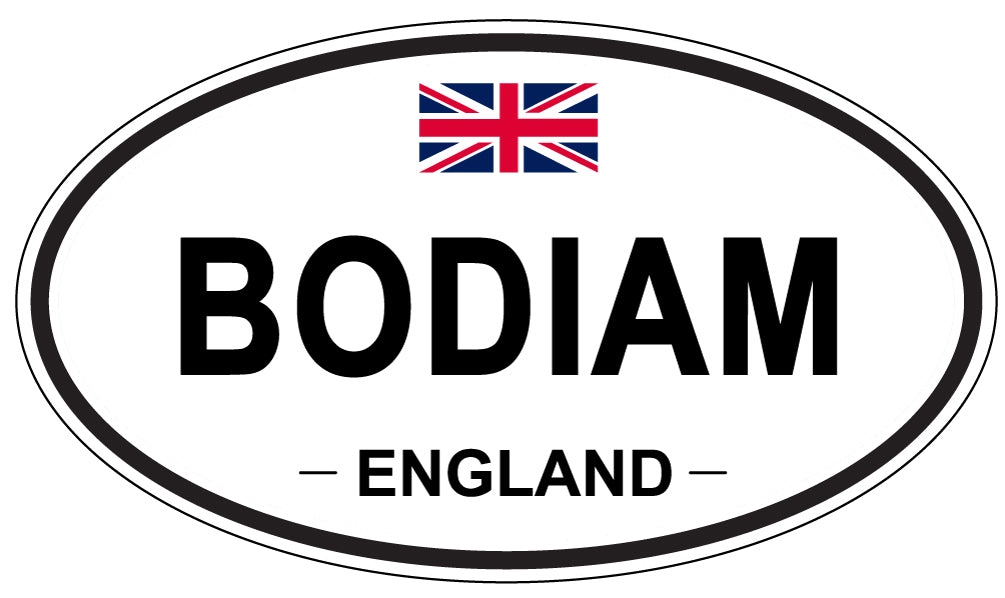 BODIAM, England - Oval Magnet