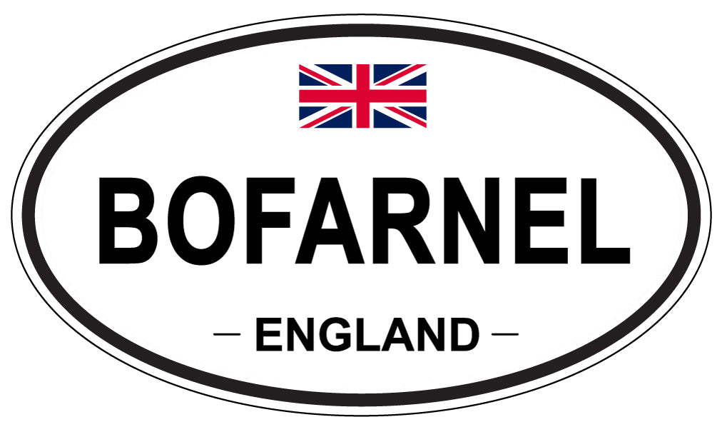 BOFARNEL, England - Oval Magnet