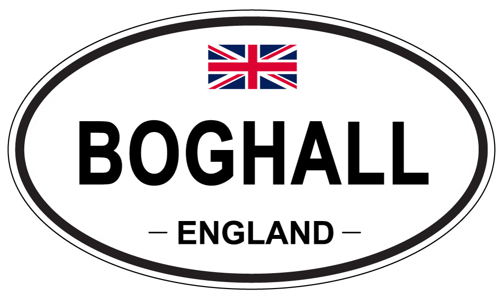 BOGHALL, England - Oval Magnet