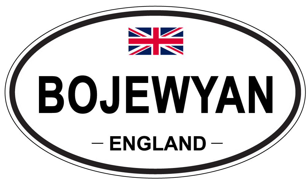 BOJEWYAN, England - Oval Magnet