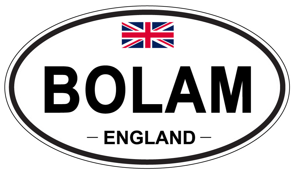 BOLAM, England - Oval Magnet