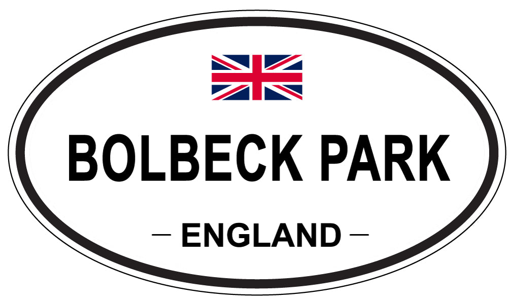 BOLBECK PARK, ENGLAND - Oval Sticker