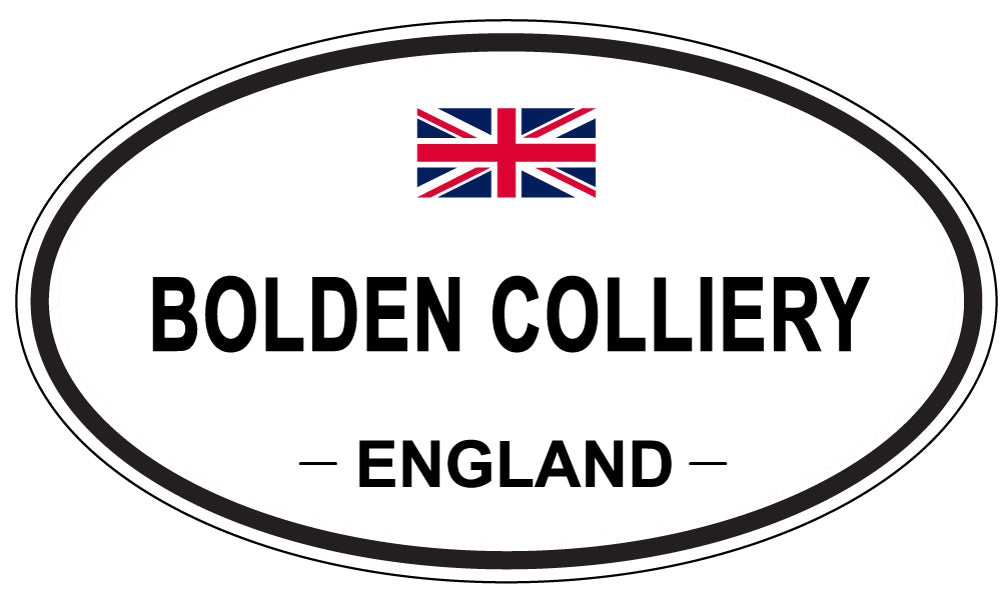 BOLDEN COLLIERY, England - Oval Magnet