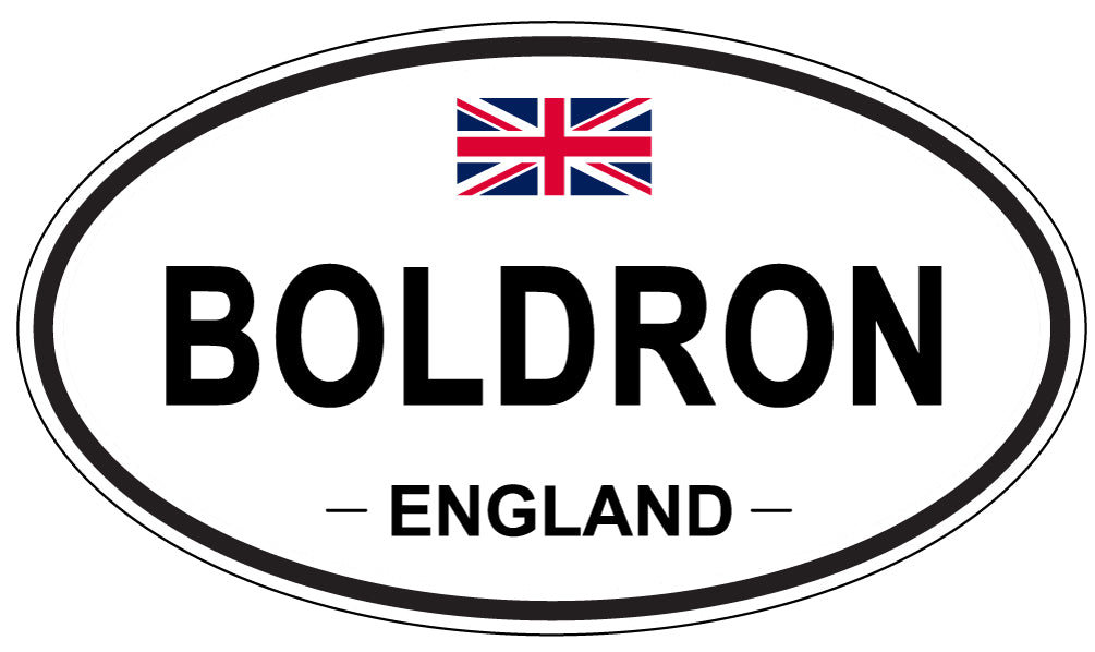 BOLDRON, England - Oval Magnet