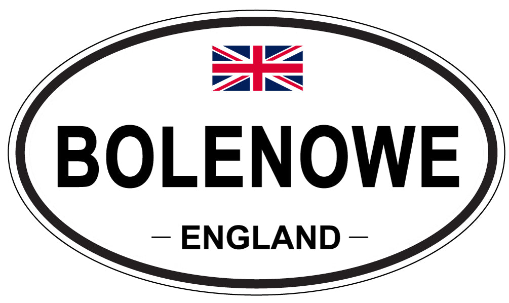 BOLENOWE, England - Oval Magnet