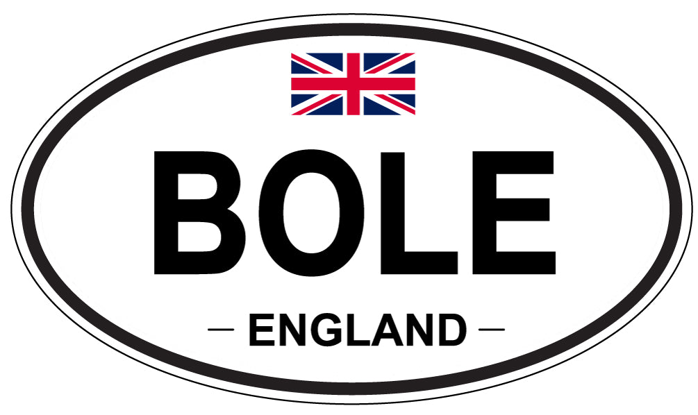 BOLE, England - Oval Magnet