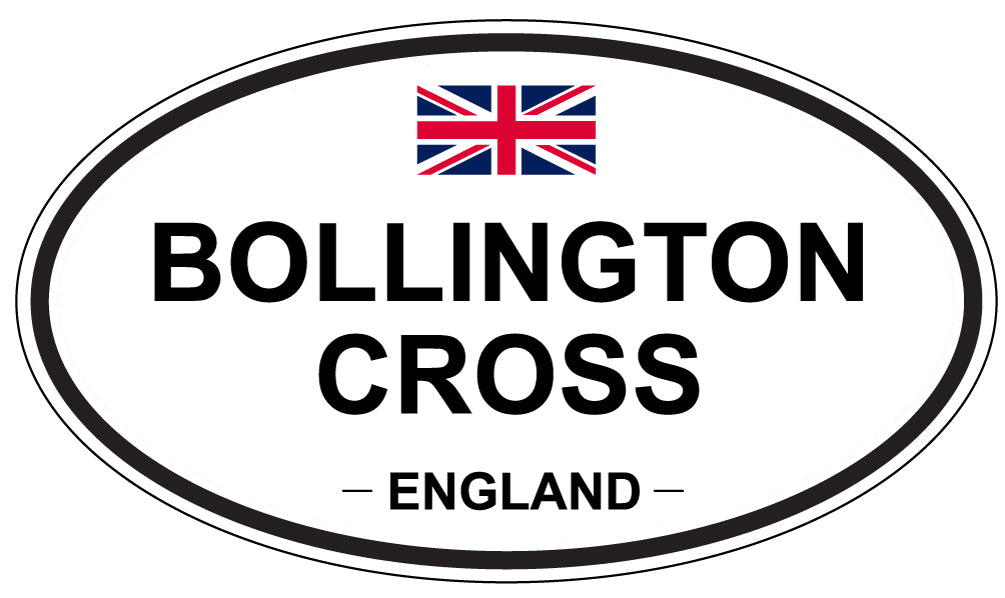BOLLINGTON CROSS, England - Oval Magnet
