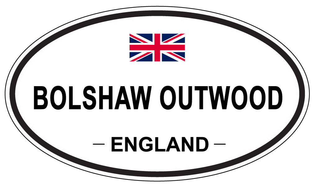 BOLSHAW OUTWOOD, ENGLAND - Oval Sticker