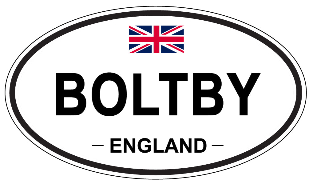 BOLTBY, England - Oval Magnet