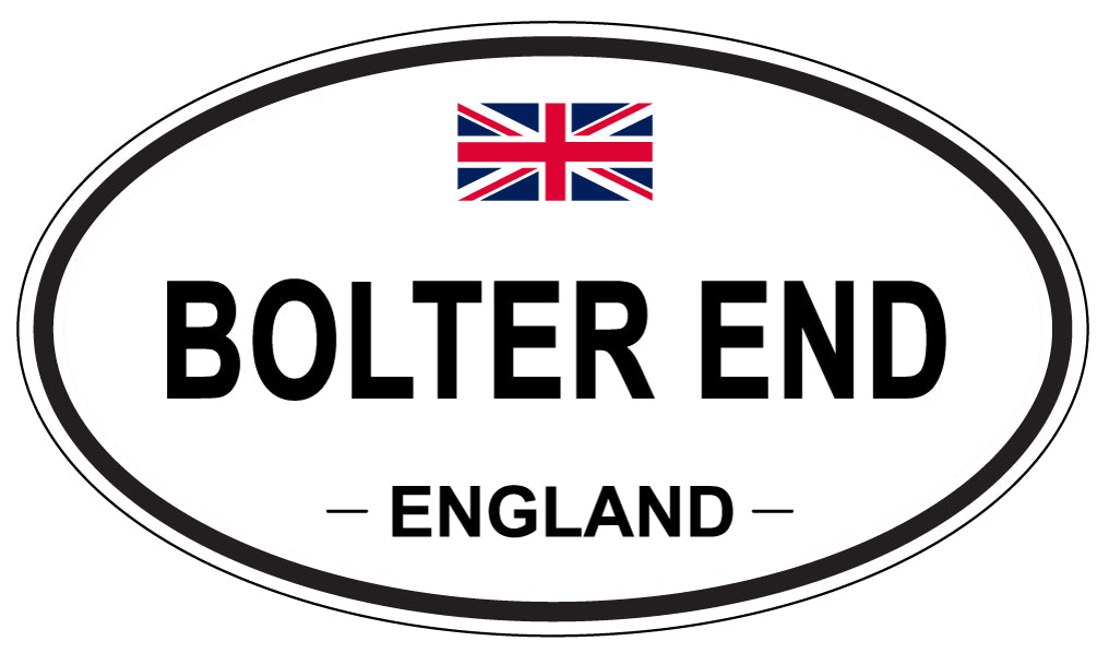 BOLTER END, England - Oval Magnet