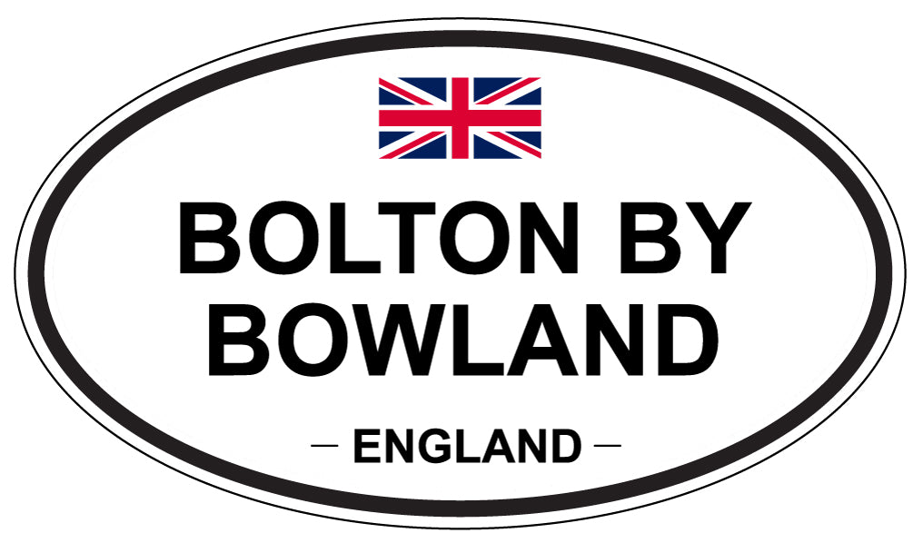 BOLTON BY BOWLAND, England - Oval Magnet