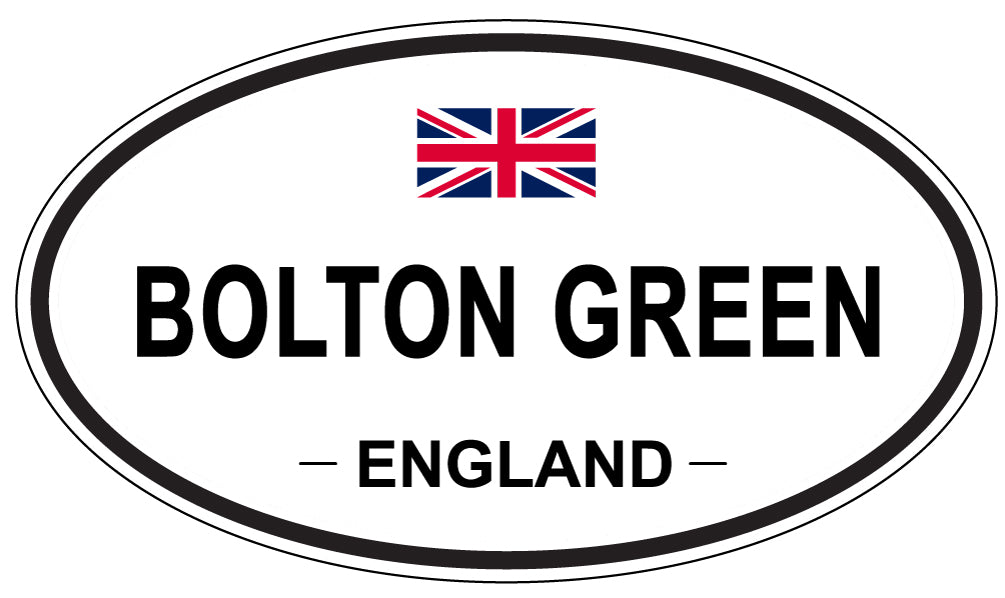 BOLTON GREEN, England - Oval Magnet