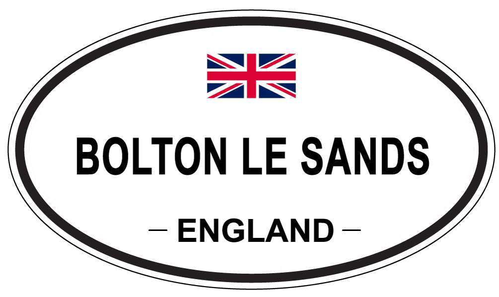 BOLTON LE SANDS, England - Oval Magnet