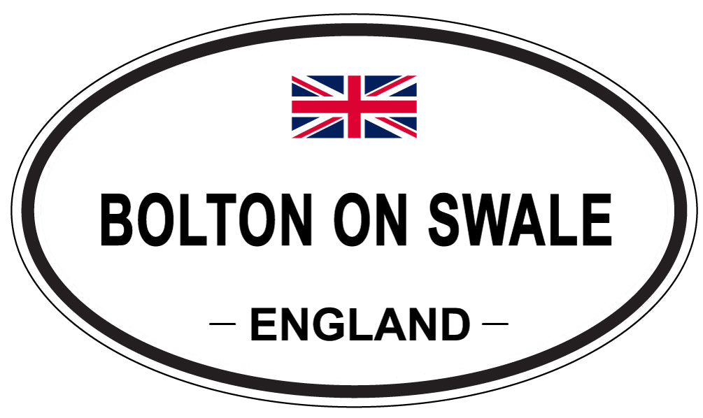 BOLTON ON SWALE, England - Oval Magnet