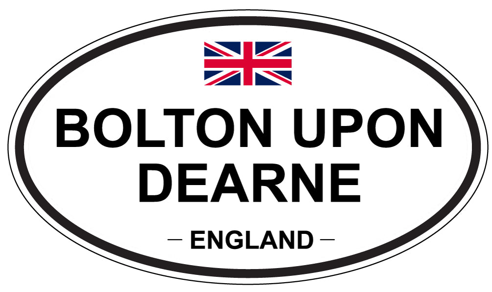 BOLTON UPON DEARNE, England - Oval Magnet