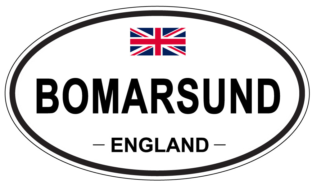 BOMARSUND, England - Oval Magnet