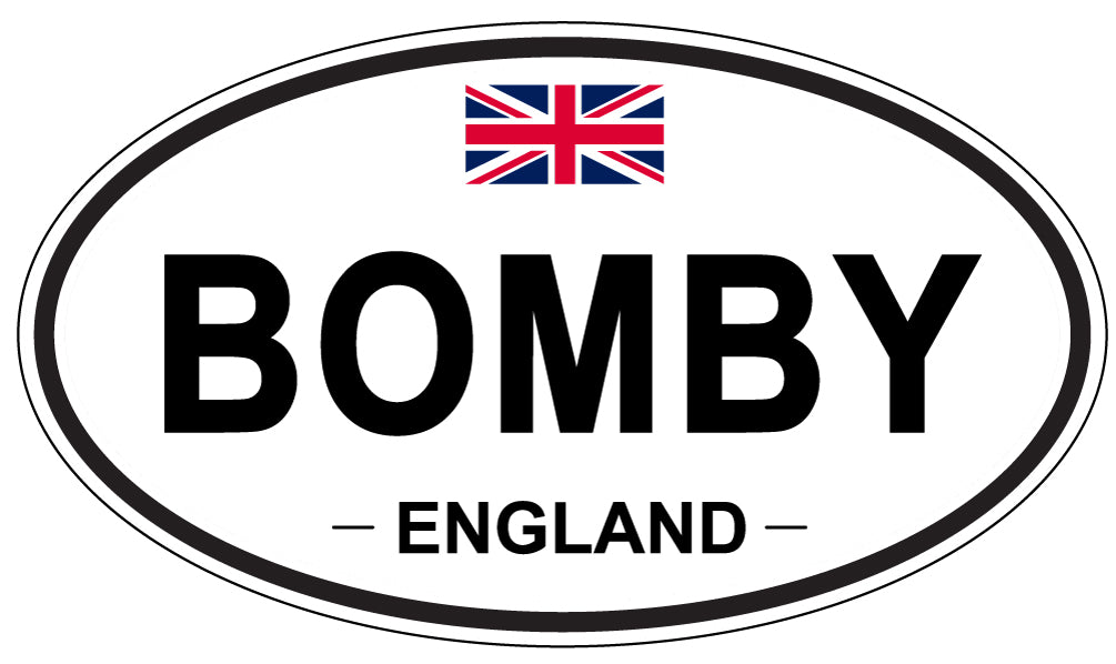BOMBY, England - Oval Magnet