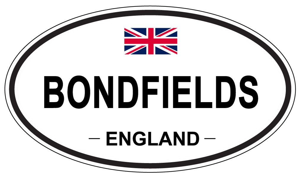 BONDFIELDS, England - Oval Magnet