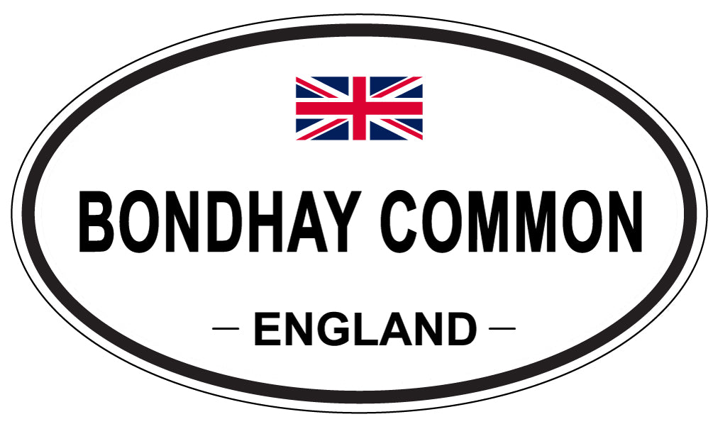 BONDHAY COMMON, England - Oval Magnet