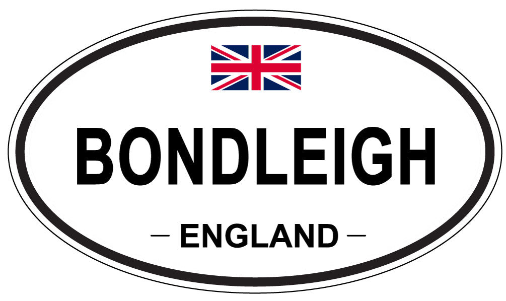 BONDLEIGH, England - Oval Magnet