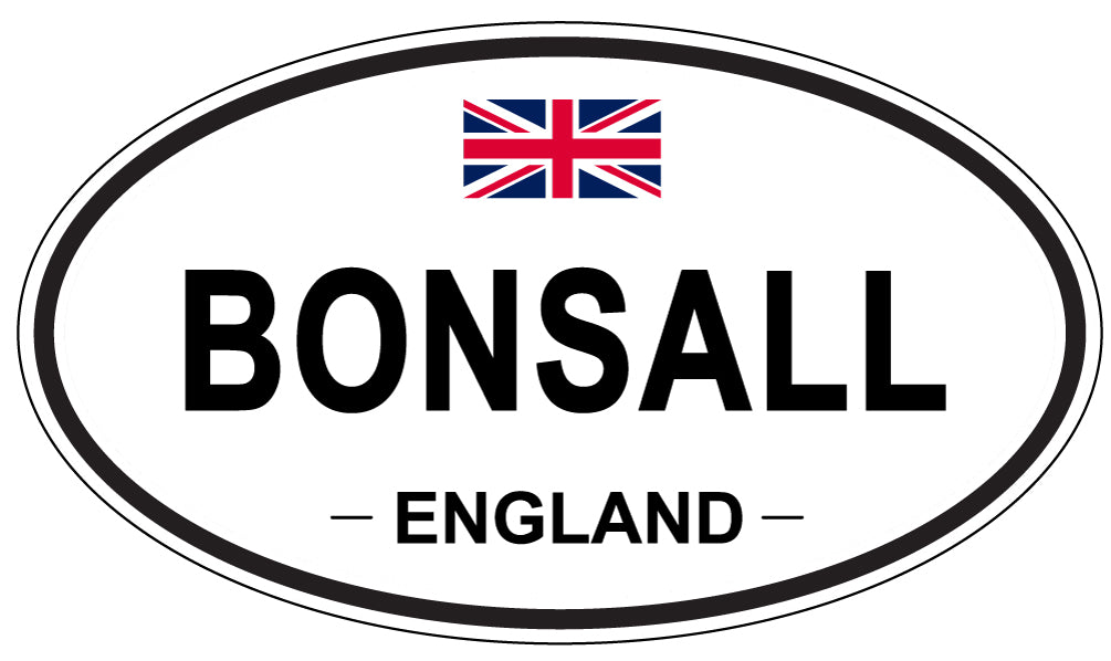 BONSALL, England - Oval Magnet