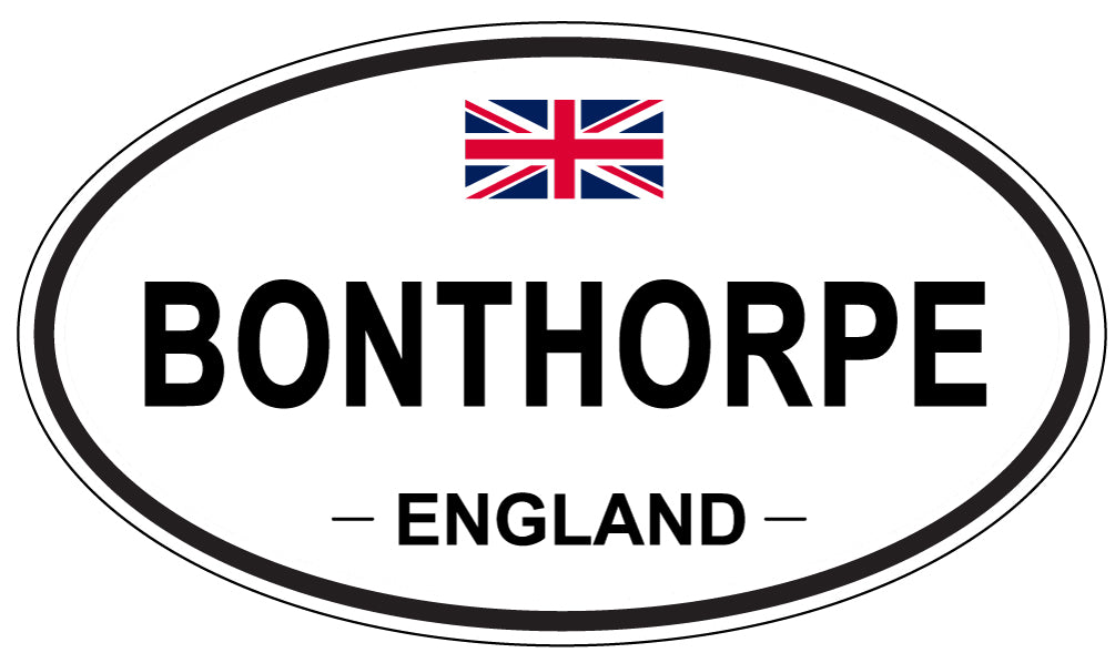 BONTHORPE, ENGLAND - Oval Sticker