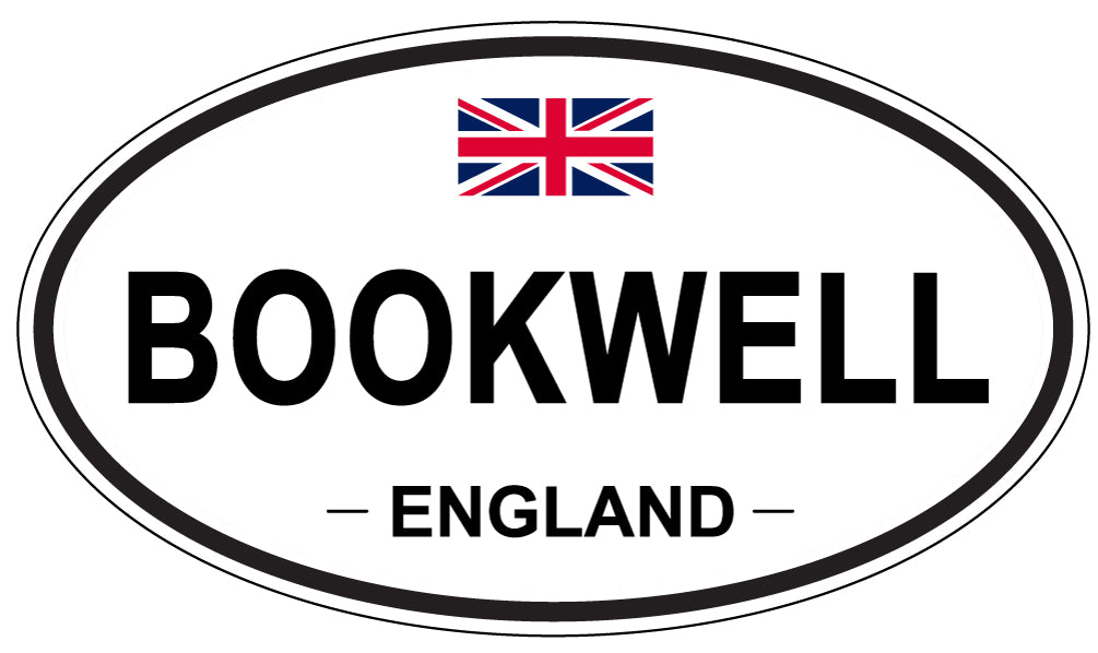 BOOKWELL, England - Oval Magnet