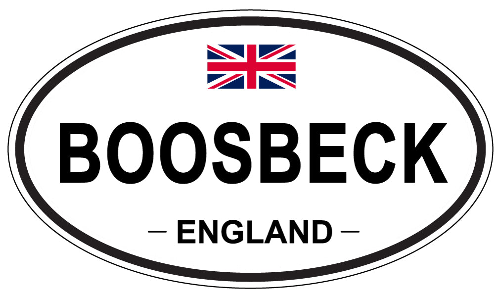 BOOSBECK, England - Oval Magnet