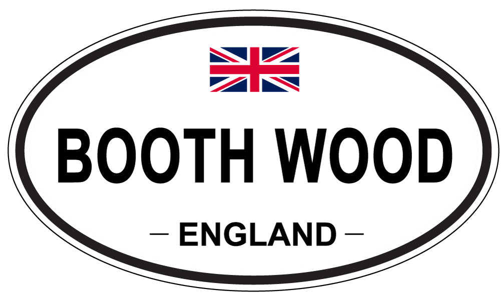BOOTH WOOD, England - Oval Magnet