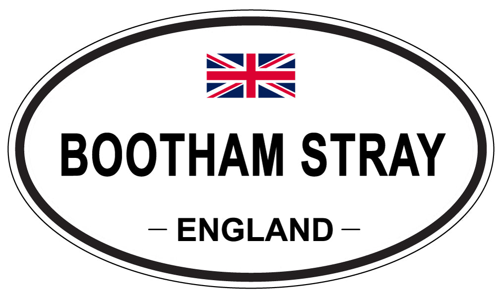 BOOTHAM STRAY, ENGLAND - Oval Sticker