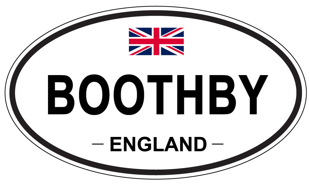 BOOTHBY, England - Oval Magnet