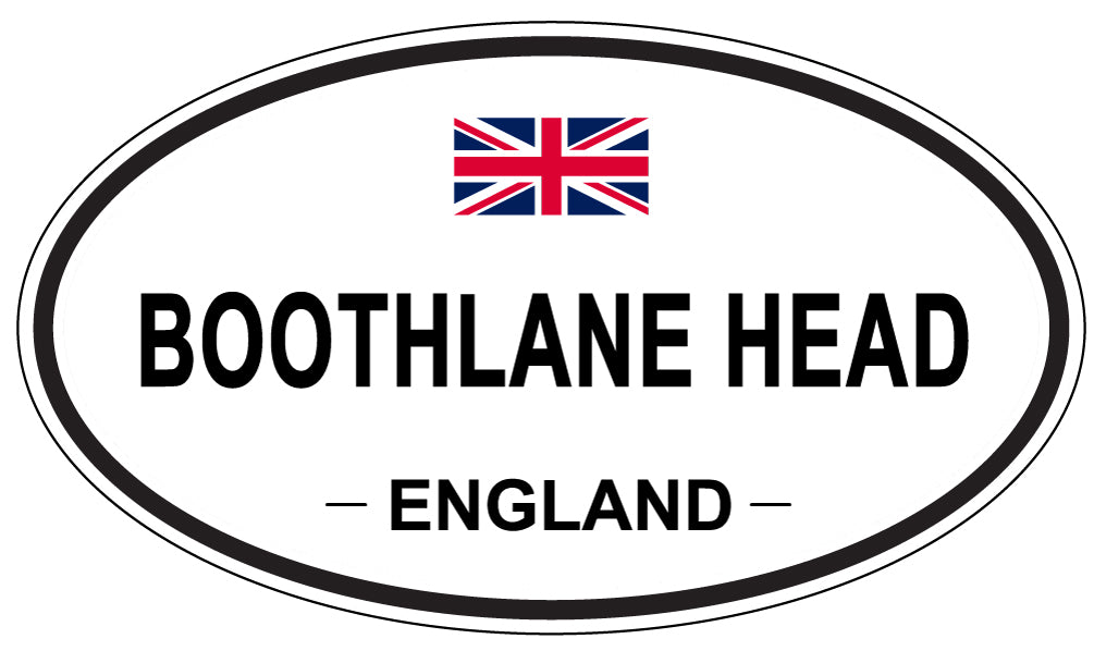 BOOTHLANE HEAD, England - Oval Magnet