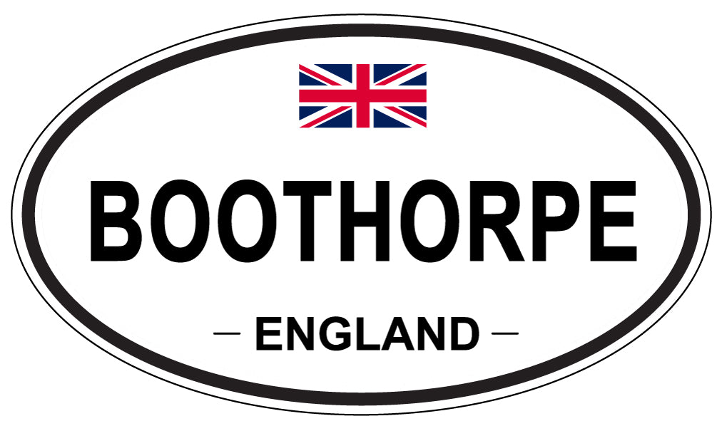 BOOTHORPE, England - Oval Magnet
