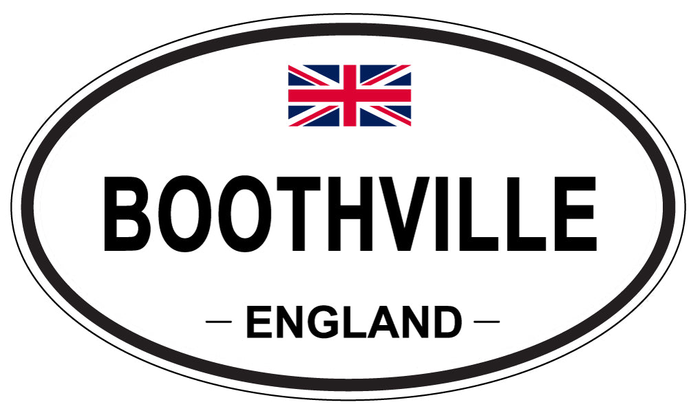 BOOTHVILLE, England - Oval Magnet