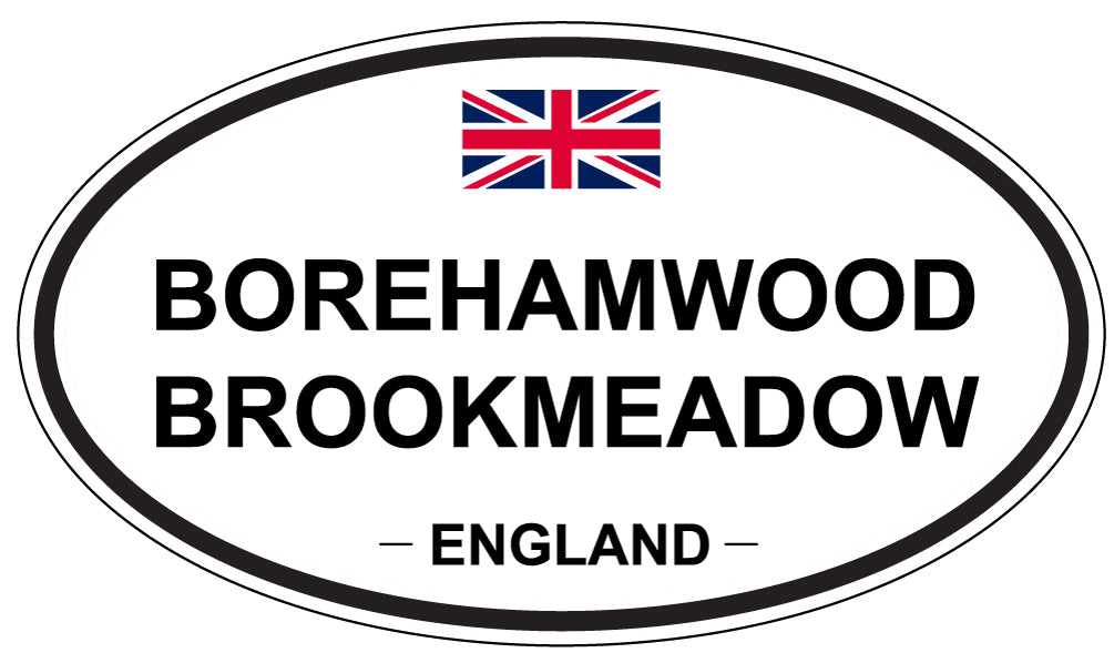 BOREHAMWOOD BROOKMEADOW, England - Oval Magnet
