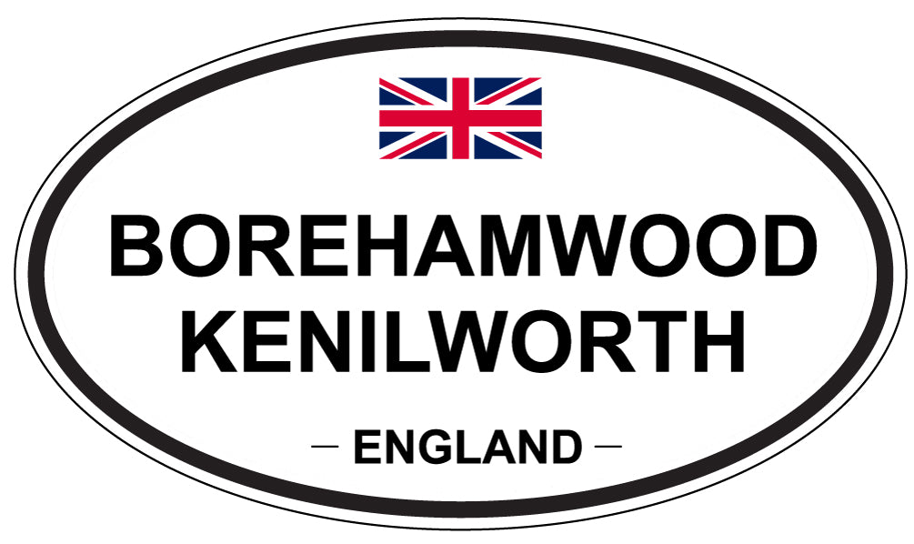 BOREHAMWOOD KENILWORTH, England - Oval Magnet