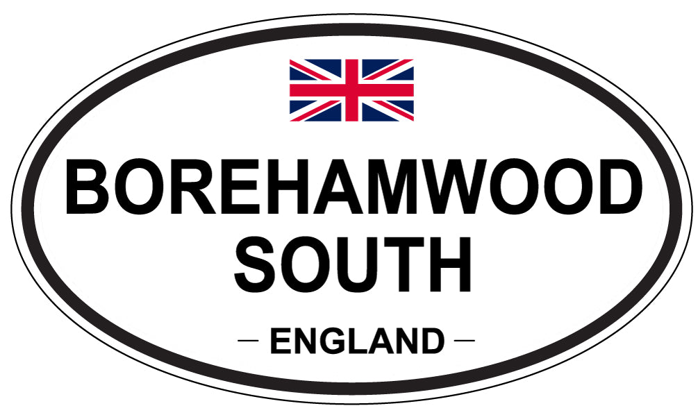 BOREHAMWOOD SOUTH, England - Oval Magnet