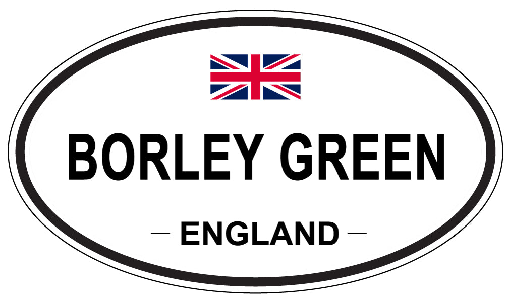 BORLEY GREEN, England - Oval Magnet