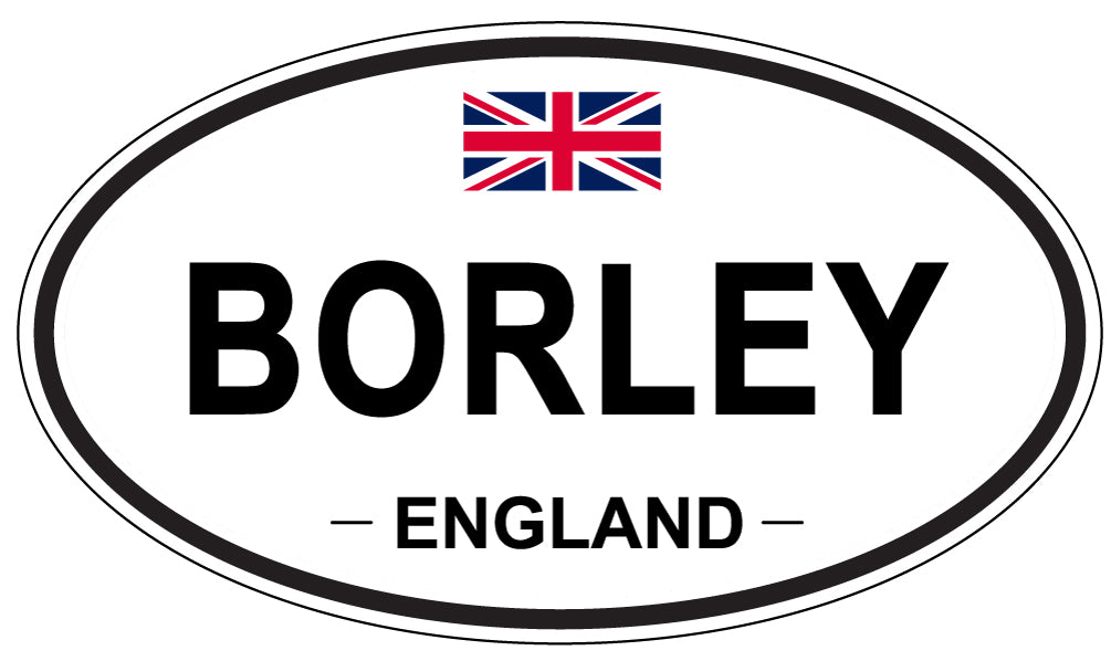 BORLEY, England - Oval Magnet