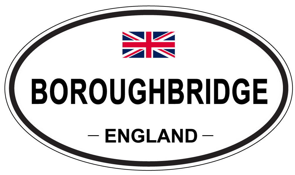 BOROUGHBRIDGE, England - Oval Magnet