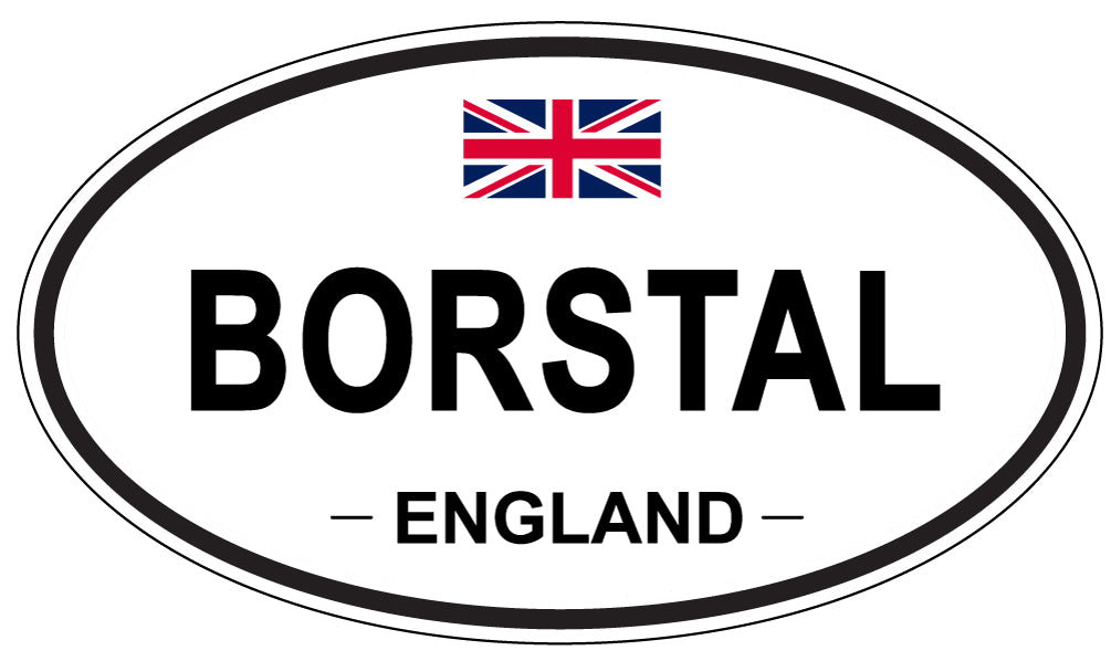 BORSTAL, ENGLAND - Oval Sticker